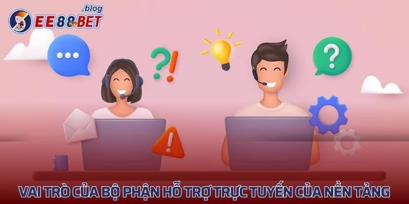 Vai trò của bộ phận hỗ trợ trực tuyến của nền tảng